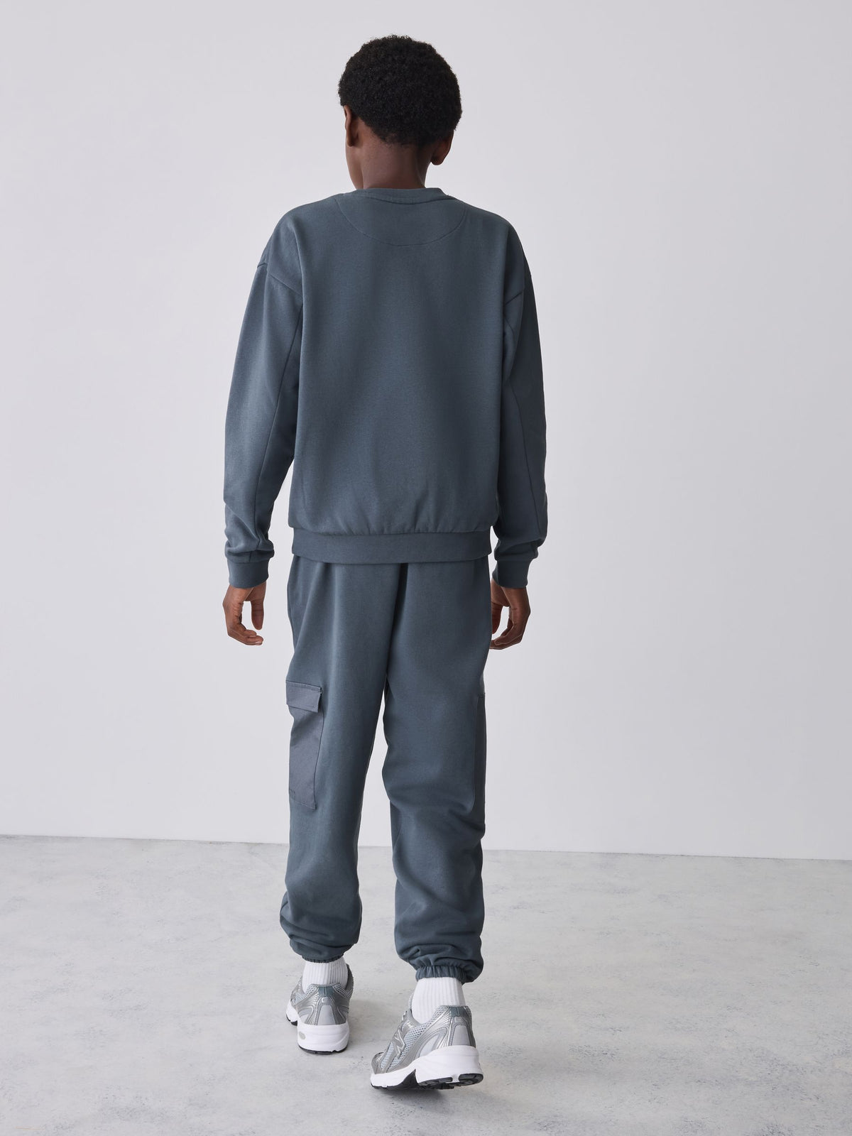 Baker by Ted Baker Slate Grey Oversized Sweatshirt and Joggers Set - image 2