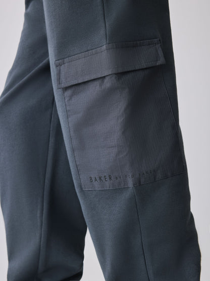 Baker by Ted Baker Slate Grey Oversized Sweatshirt and Joggers Set - image 5