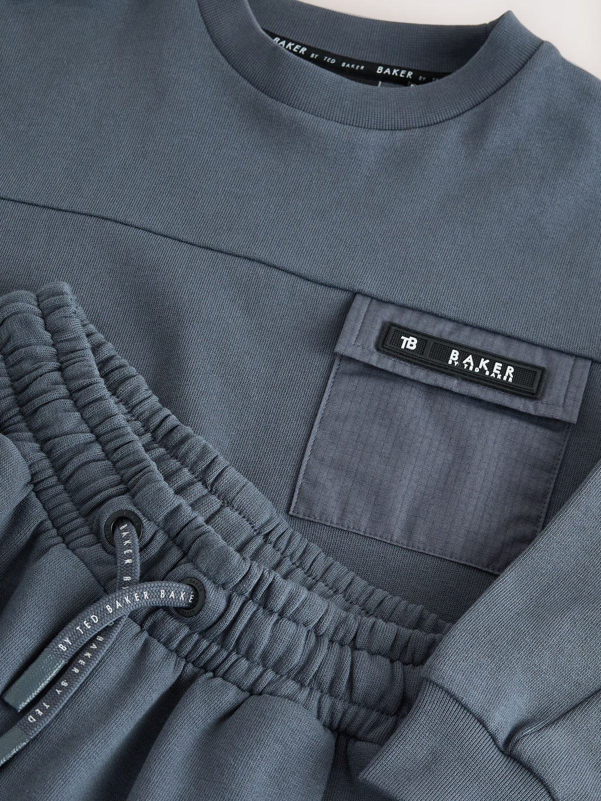 Baker by Ted Baker Slate Grey Oversized Sweatshirt and Joggers Set - image 9