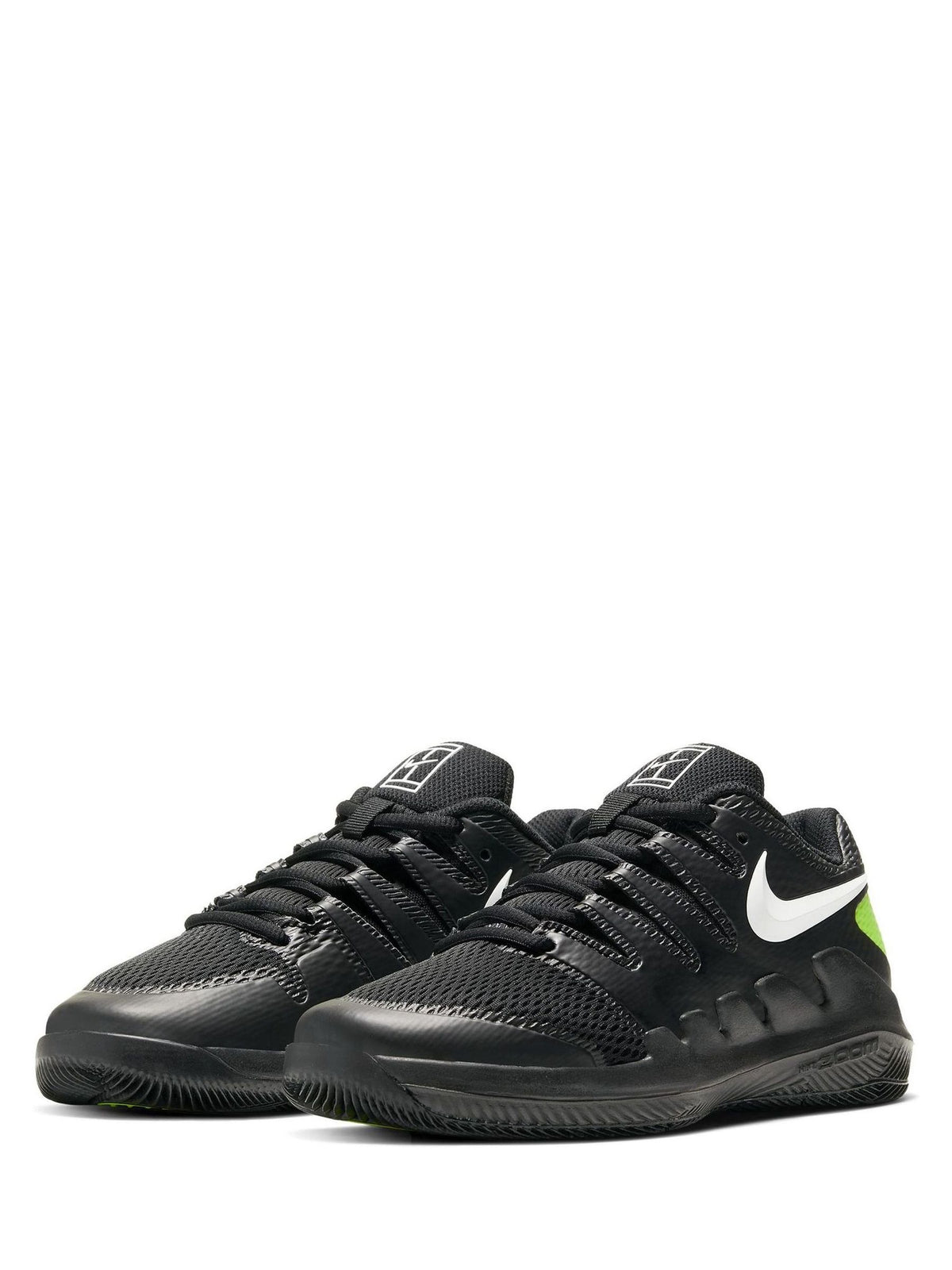 Nike Black Volt NikeCourt Junior Vapor X Little/Tennis Trainers - image 3