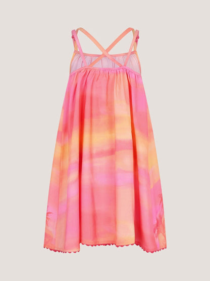 Monsoon Orange Palm Print Beach Dress image 3