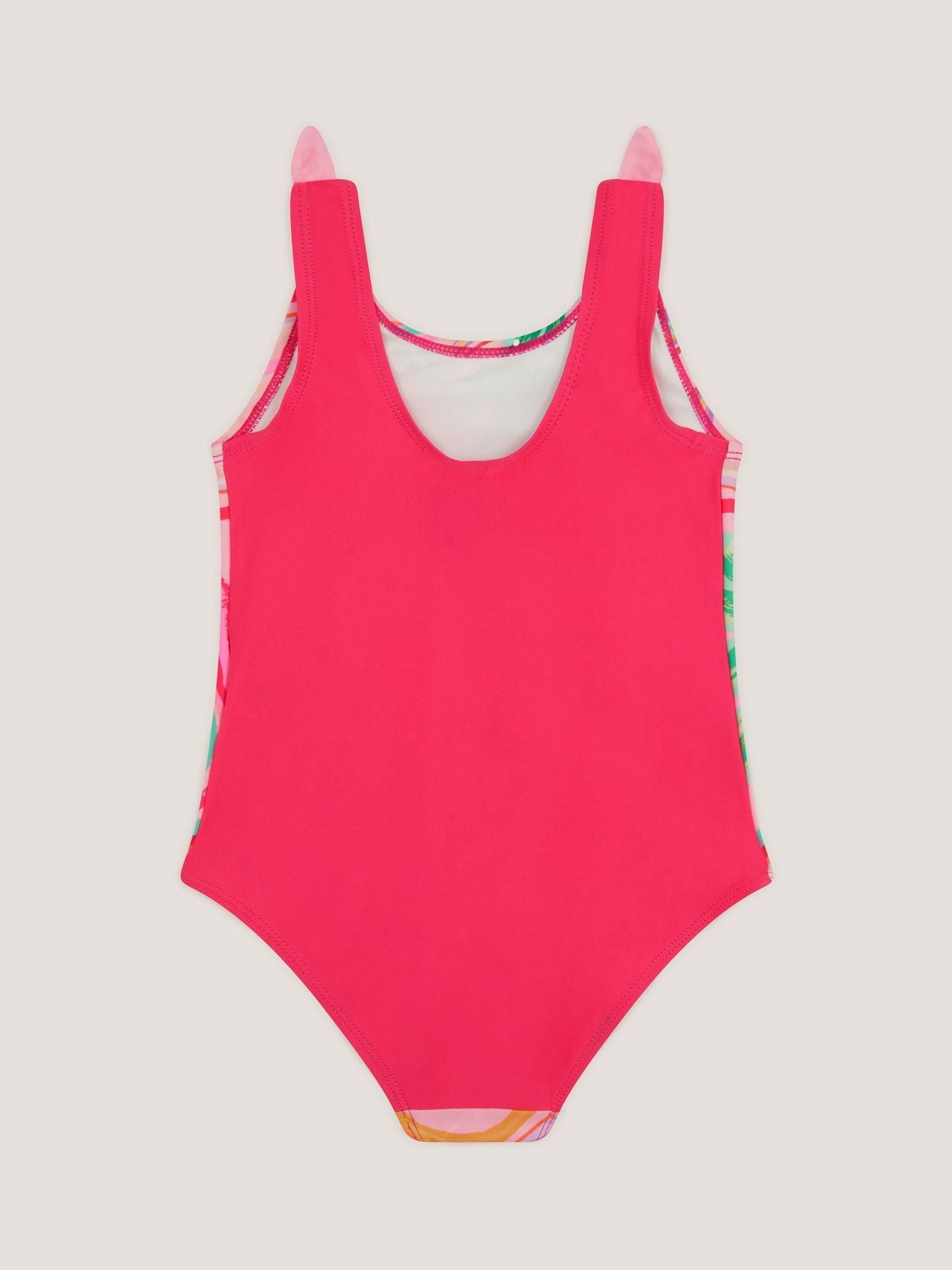 Monsoon Orange Giraffe Print Swimsuit image 3
