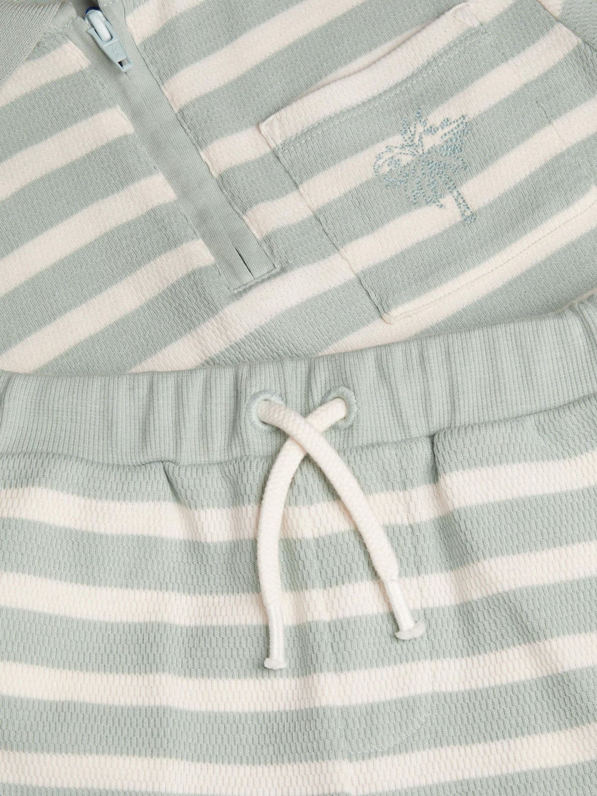 Dsiney Kidz - Monsoon Green Stripe Jersey Shirt & Shorts Set image 4