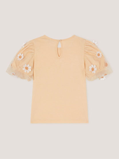 Monsoon Yellow Bunny Graphic Appliqué T-Shirt image 3