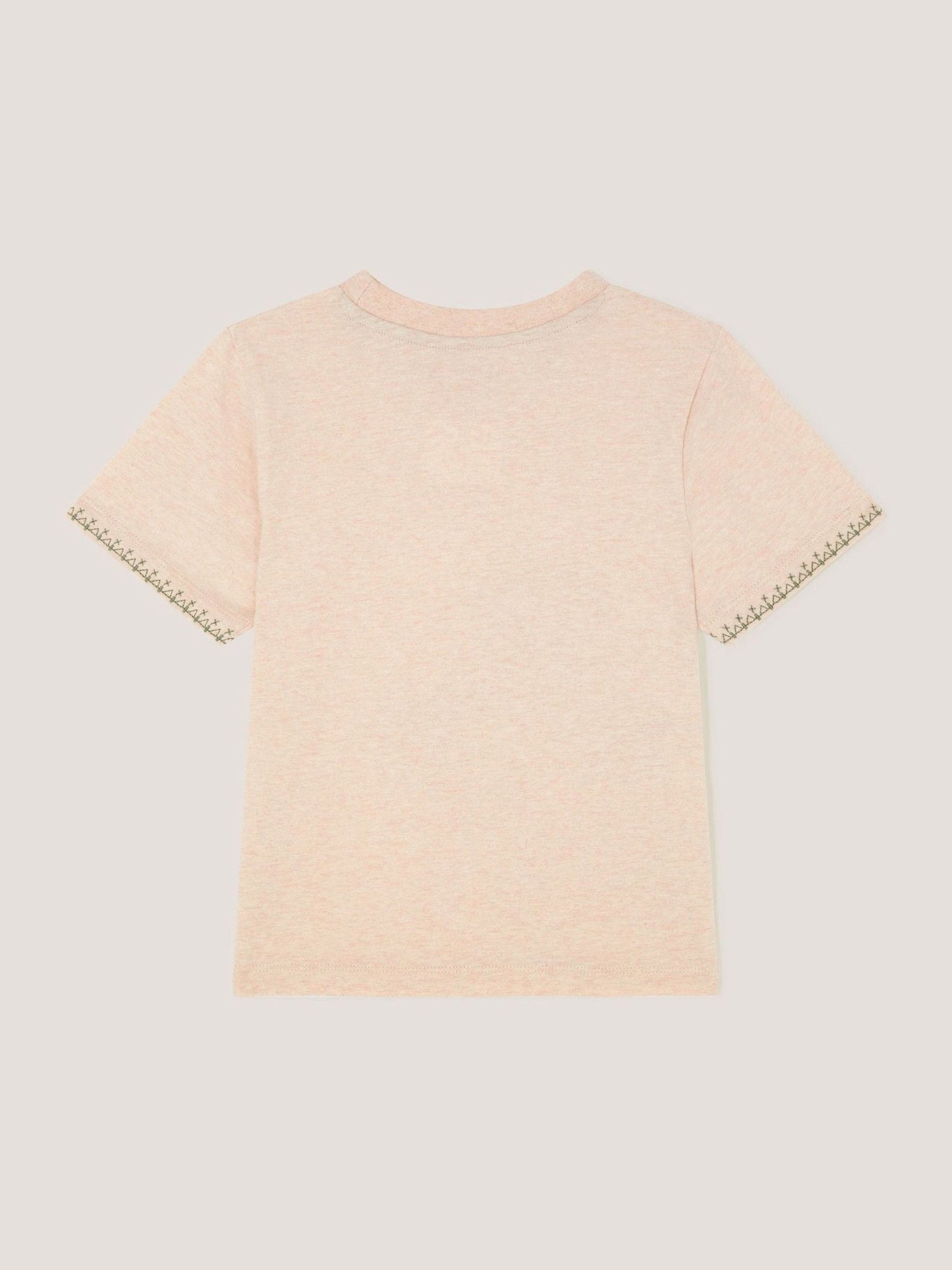 Monsoon Cream Embroidered Tiger T-Shirt image 3