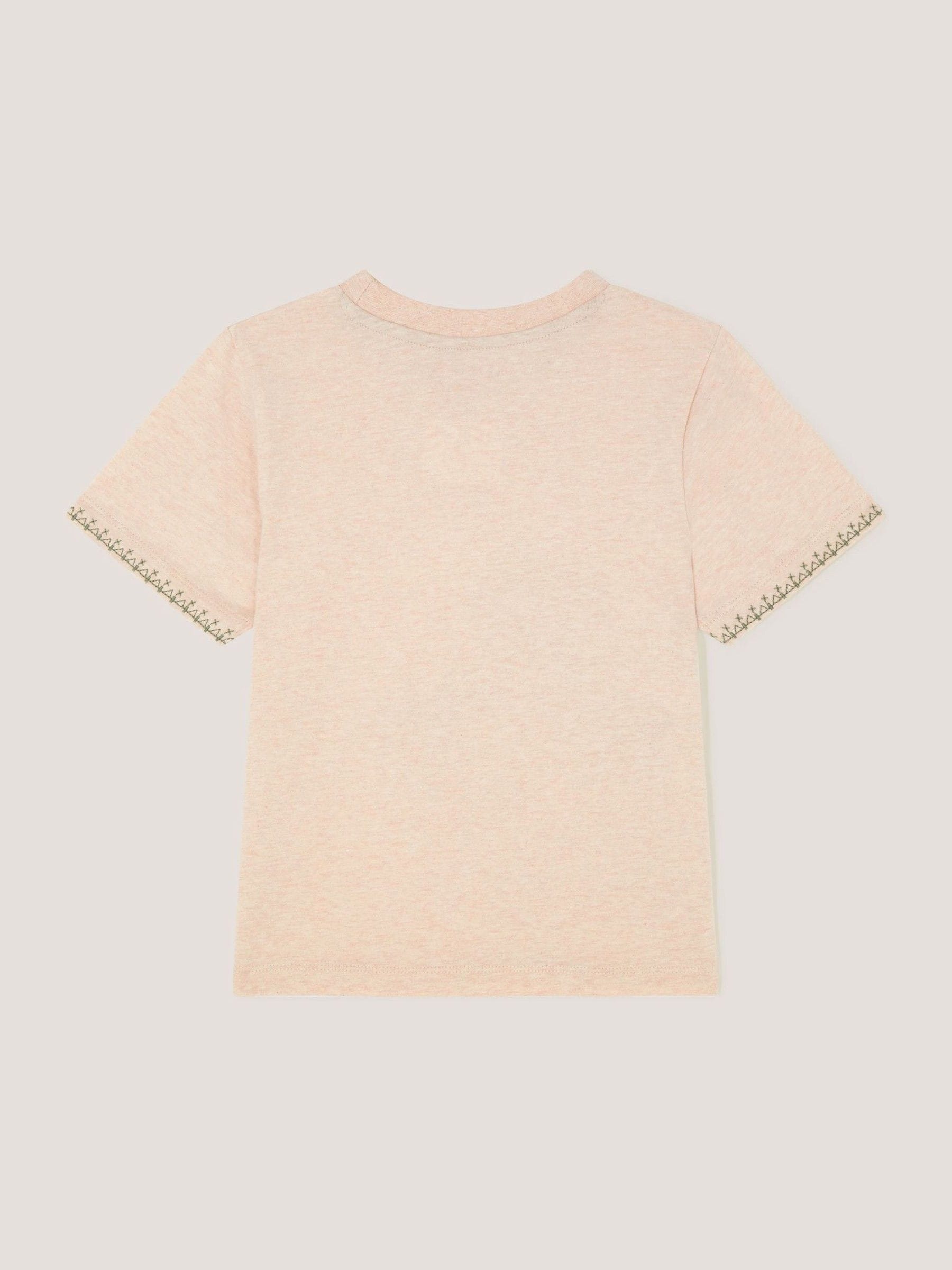 Monsoon Cream Embroidered Tiger T-Shirt image 3