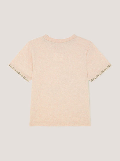 Monsoon Cream Embroidered Tiger T-Shirt image 3