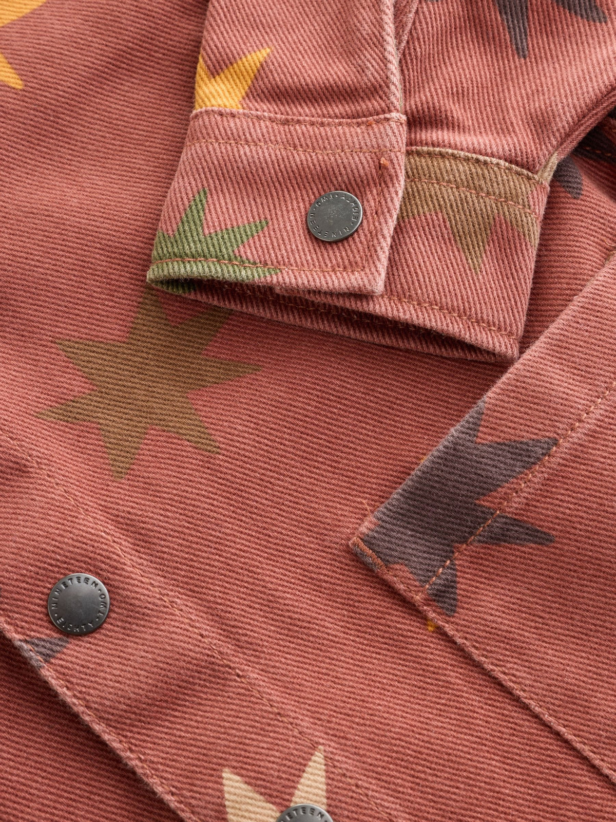 Rust Brown All Over Print Stars Twill Printed Overshirt (3mths-7yrs) - image 4