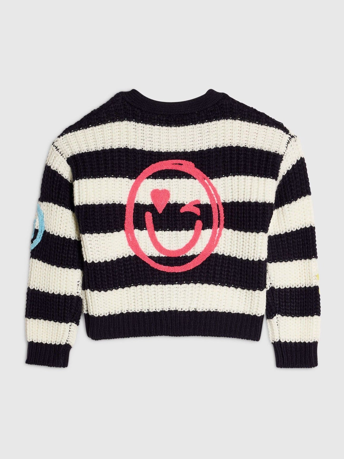 Dsiney Kidz - River Island Blue Stripe Smiley Cardigan image 2