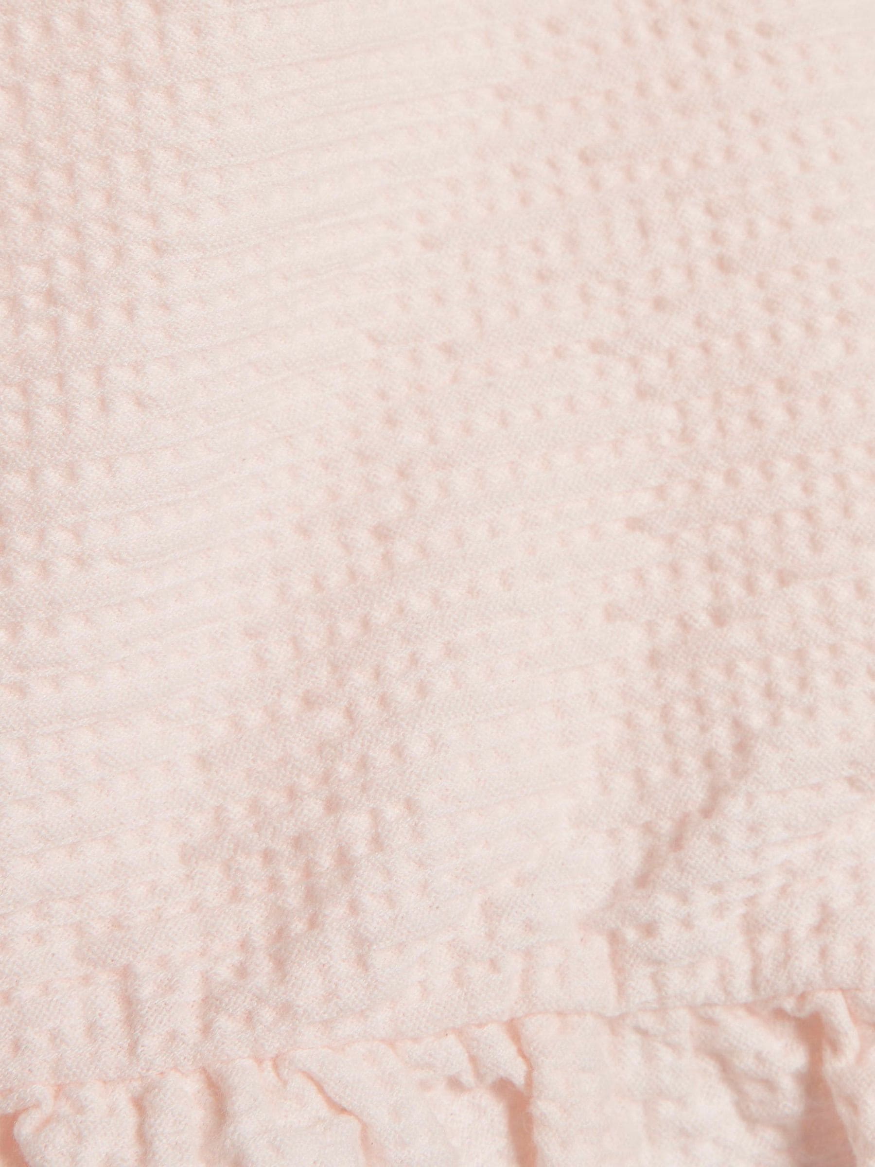 Dsiney Kidz - River Island Pink Hanky Hem Vest & Frill Shorts Set image 5