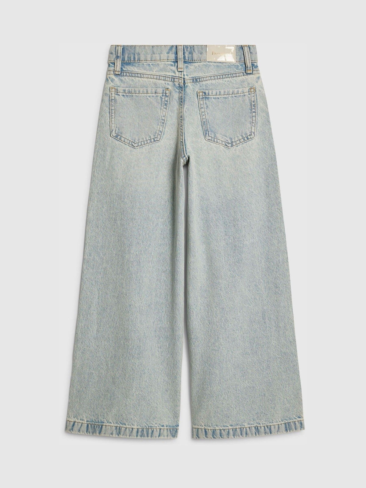 Dsiney Kidz - River Island Wash Blue Wide Fit Light Wash Jeans image 2