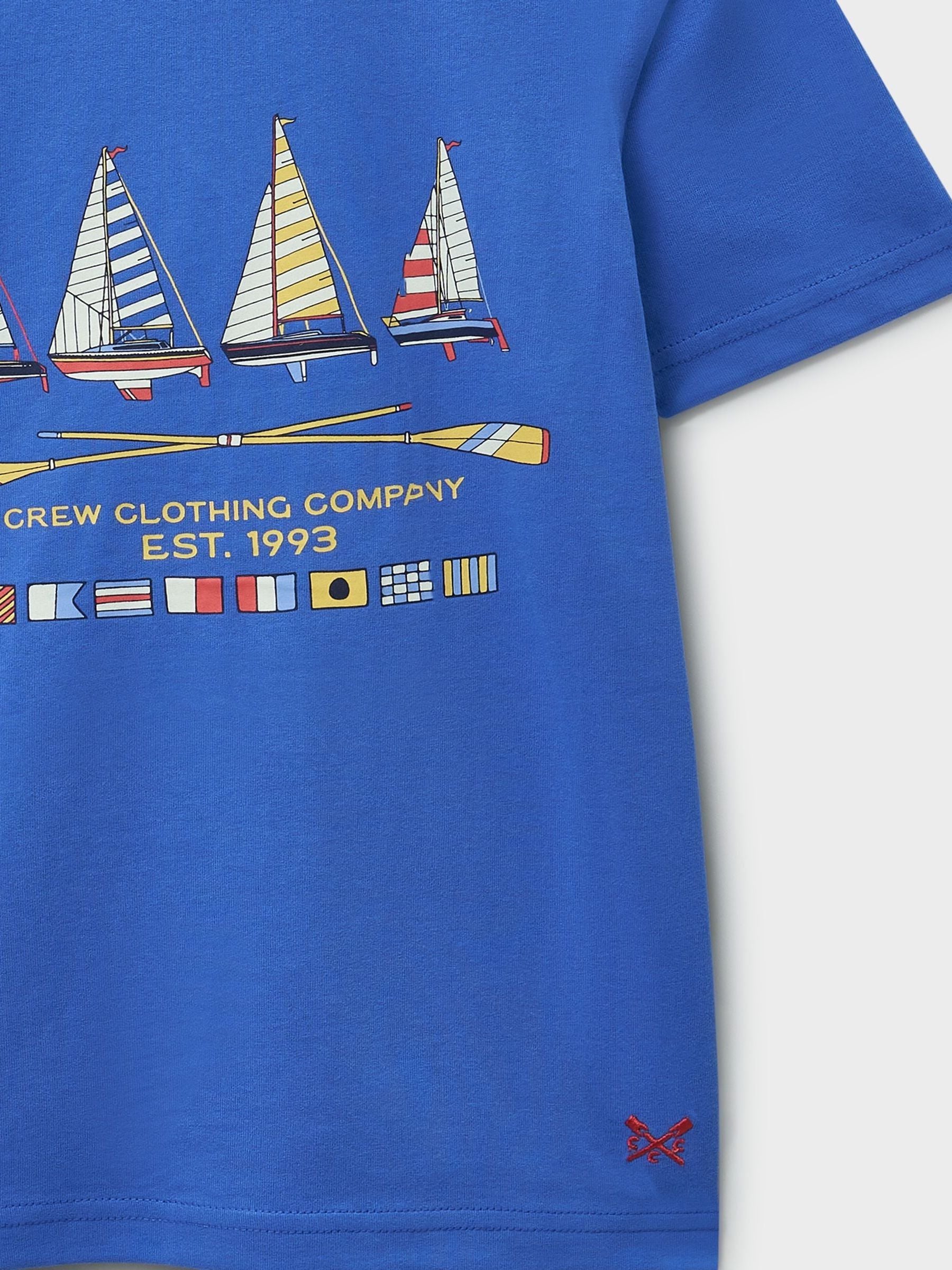Dsiney Kidz - Crew Clothing Company Blue Crew Classic Graphic T-Shirt image 2