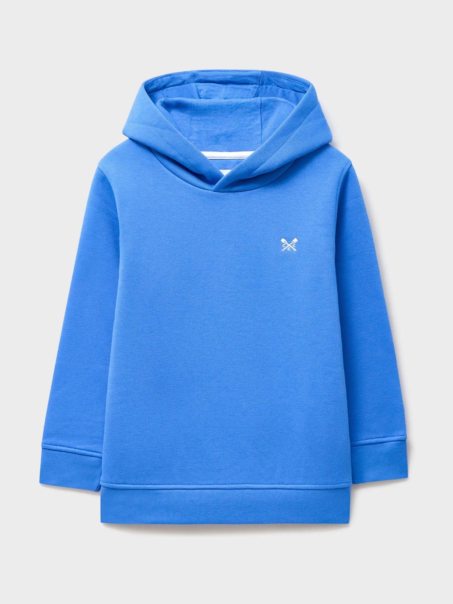Dsiney Kidz - Crew Clothing Blue Cotton Blend Crossed Oars Hoodie image 1