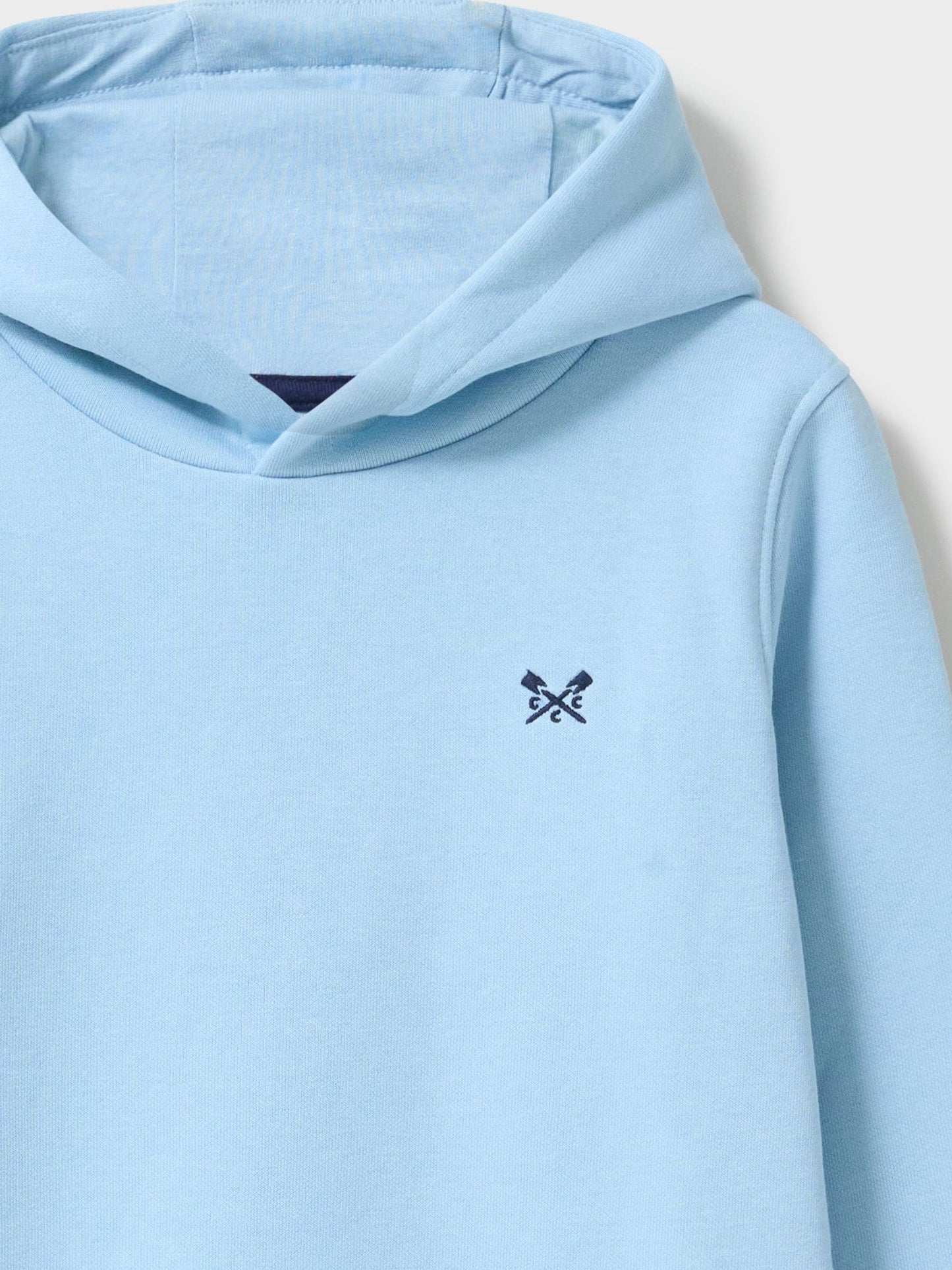 Dsiney Kidz - Crew Clothing Sky Blue Cotton Blend Crossed Oars Hoodie image 3