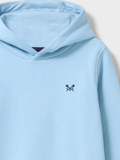 Dsiney Kidz - Crew Clothing Sky Blue Cotton Blend Crossed Oars Hoodie image 3