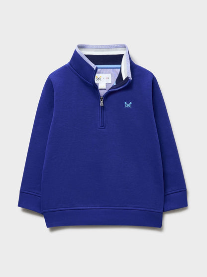 Dsiney Kidz - Crew Clothing Blue Half Zip Sweatshirt image 1