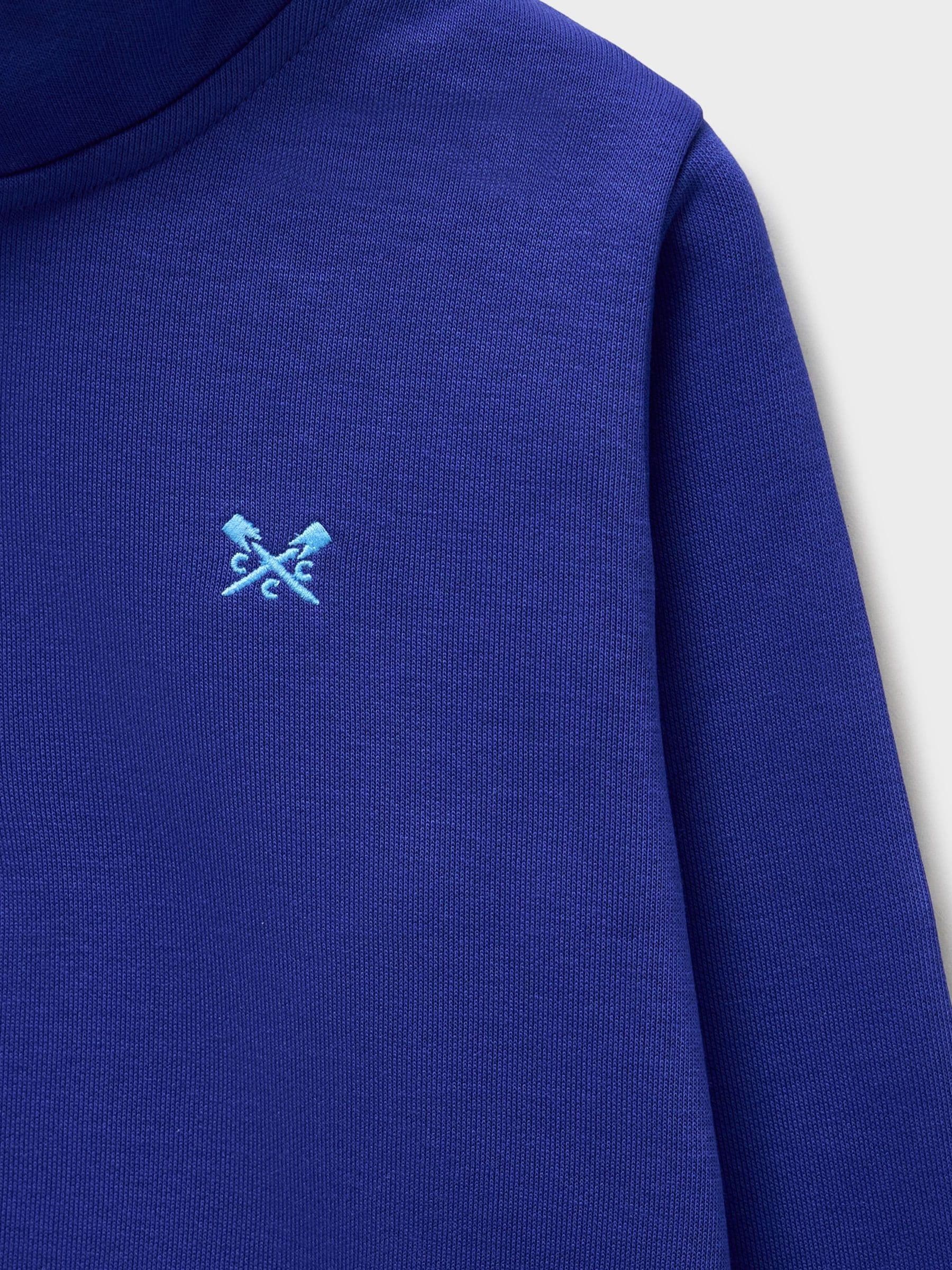 Dsiney Kidz - Crew Clothing Blue Half Zip Sweatshirt image 3