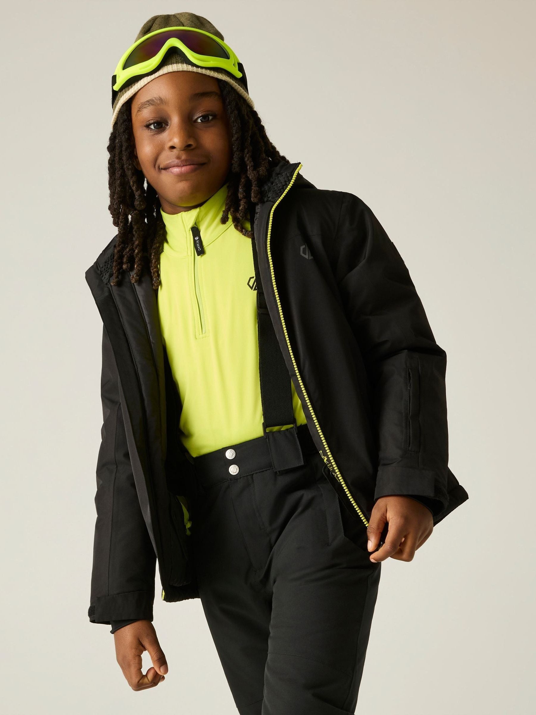 Dsiney Kidz - Dare 2b Black Piste Waterproof Ski Jacket image 1