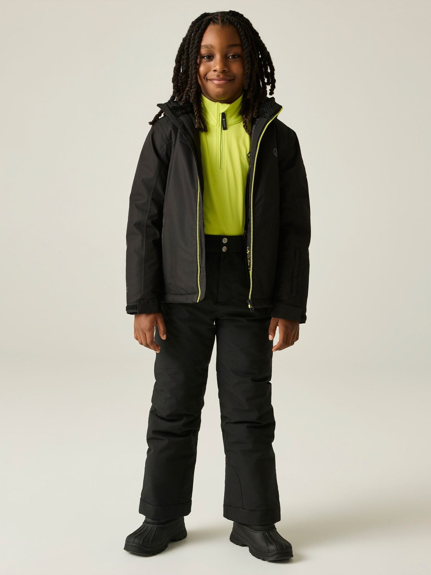 Dsiney Kidz - Dare 2b Black Piste Waterproof Ski Jacket image 2