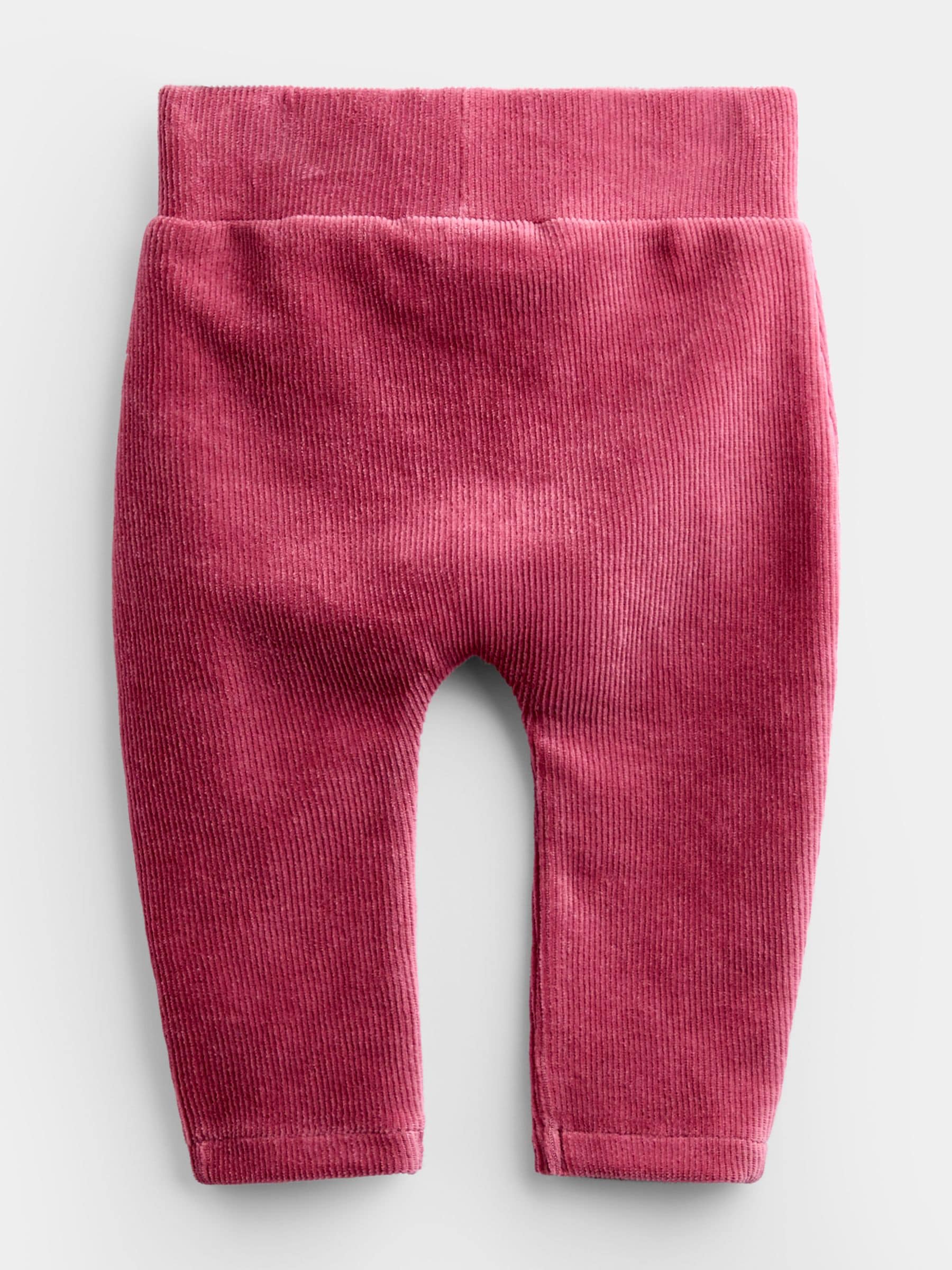 Dsiney Kidz - JoJo Maman Bébé Rose Pink Floral Blouse, Leggings & Gilet Baby Set image 5