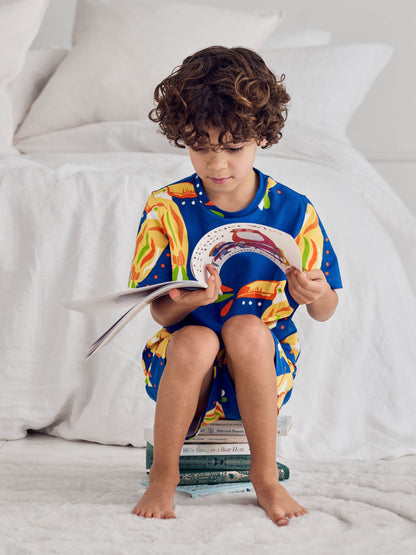 Chelsea Peers Blue Toucan Print Short Pyjamas Set - image 4