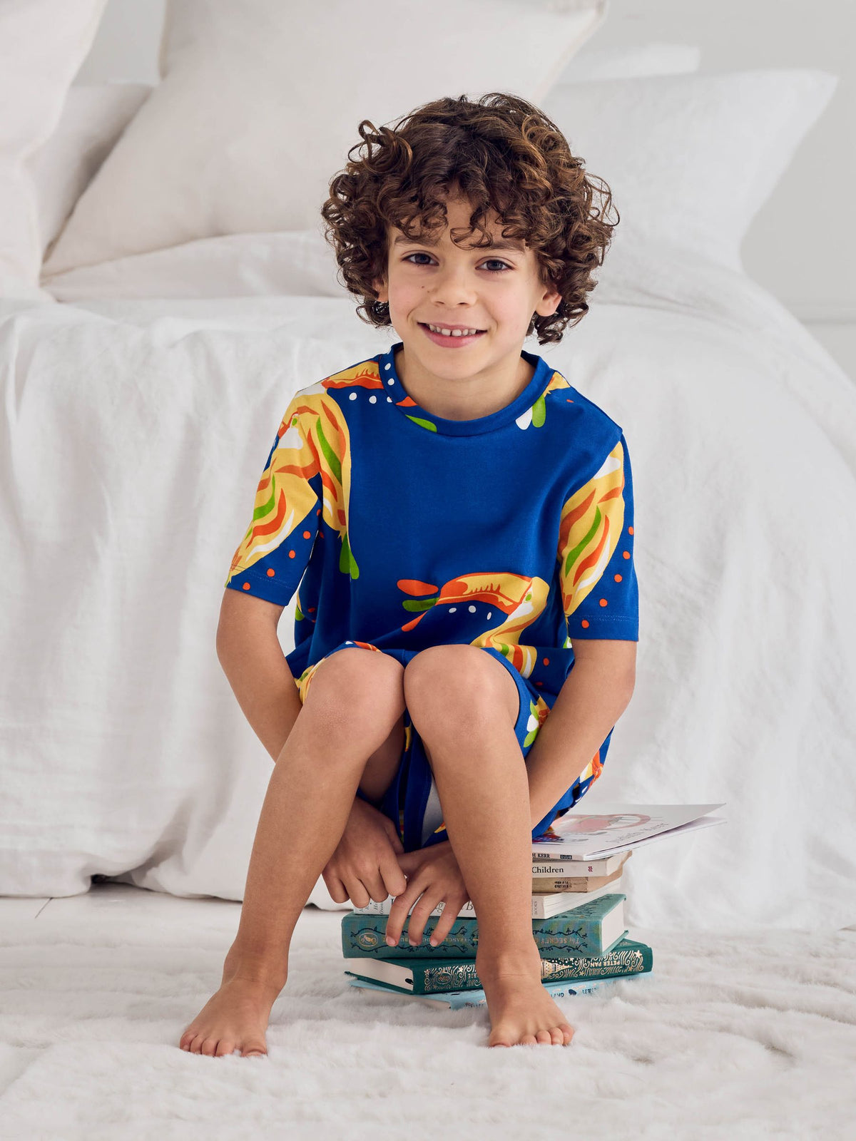 Chelsea Peers Blue Toucan Print Short Pyjamas Set - image 5