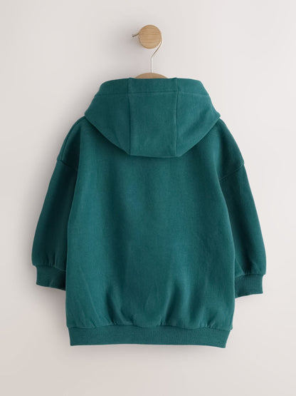 Dsiney Kidz - Dark Green Soft Touch Hoodie (3mths-7yrs) image 2