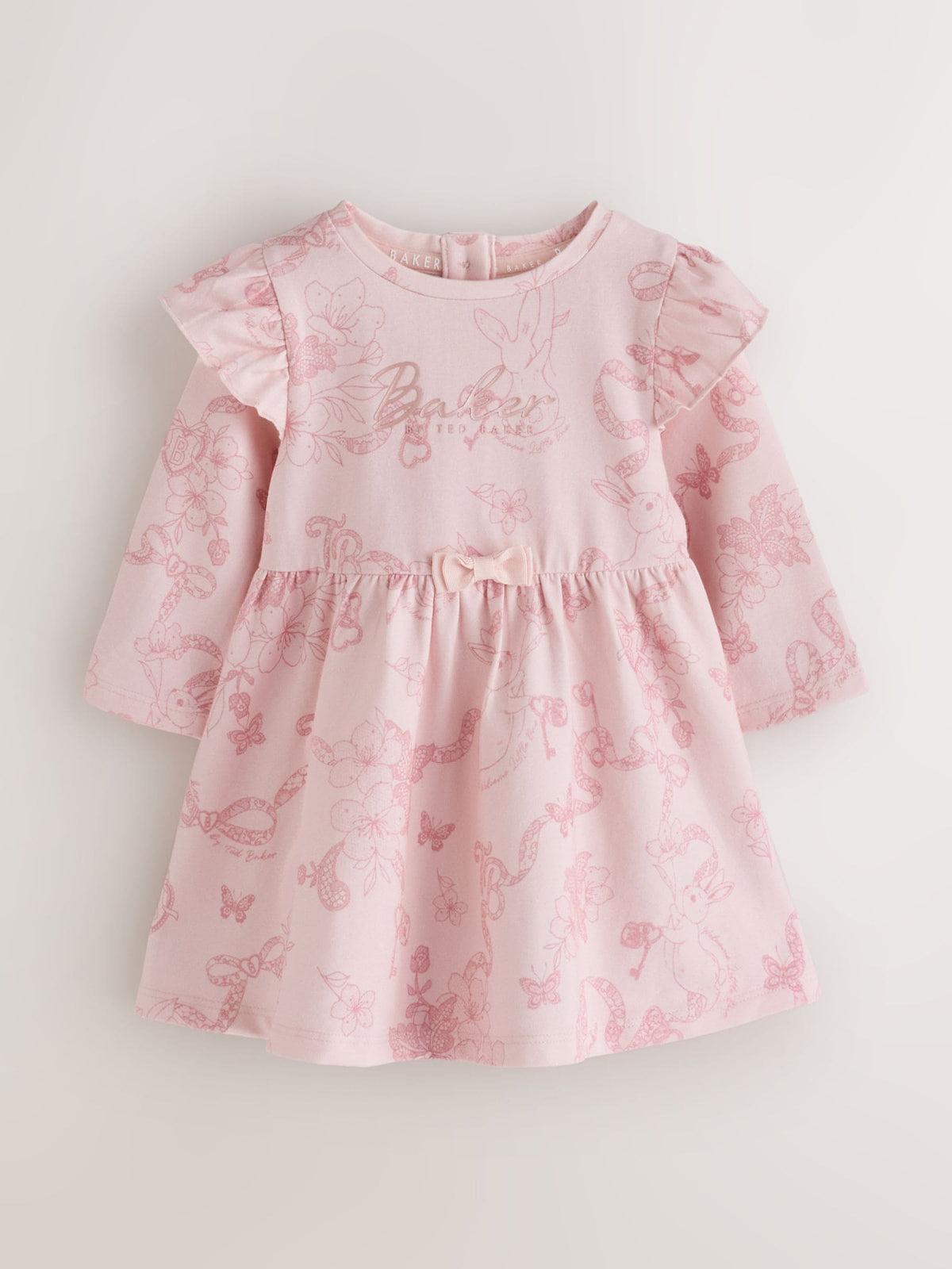 Baker by Ted Baker Frill Long Sleeve Jersey Dresses 2 Pack - image 2