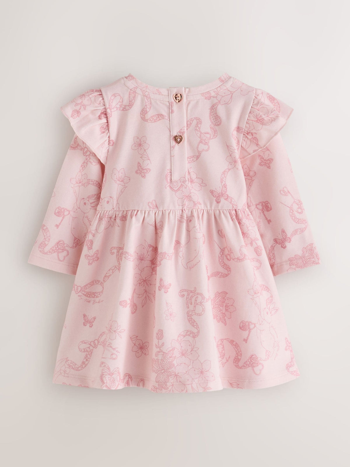 Baker by Ted Baker Frill Long Sleeve Jersey Dresses 2 Pack - image 4
