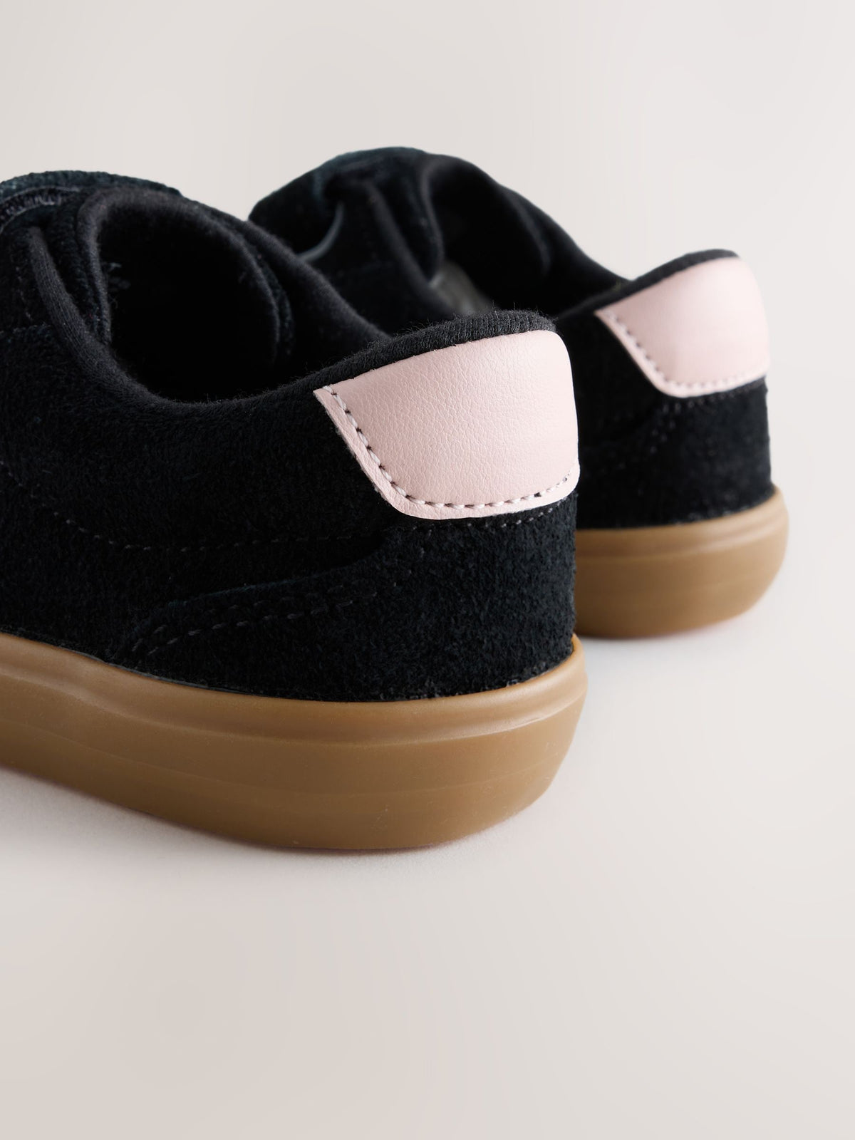 Dsiney Kidz - Black Wide Fit (G) Touch Fastening Elastic Lace Trainers image 4
