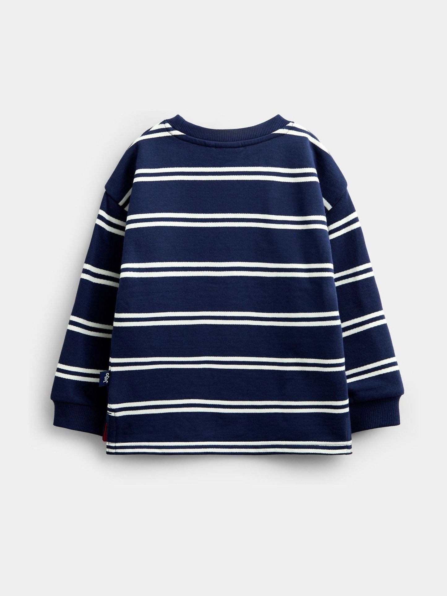 Dsiney Kidz - JoJo Maman Bébé Navy Blue Skater Dog Appliqué Sweatshirt image 4
