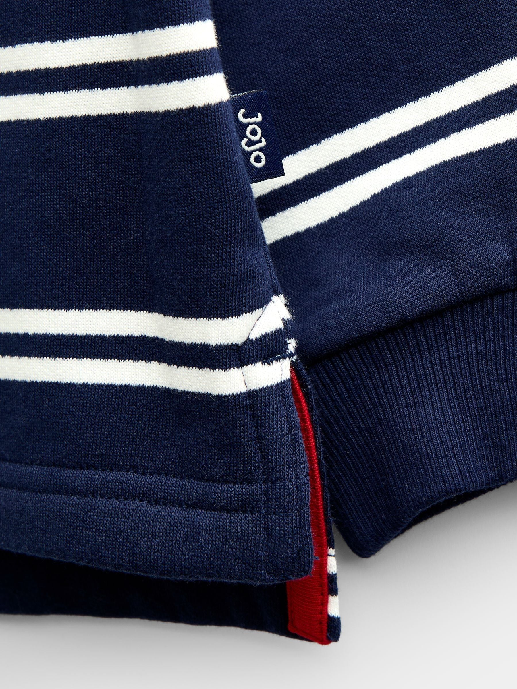 Dsiney Kidz - JoJo Maman Bébé Navy Blue Skater Dog Appliqué Sweatshirt image 5