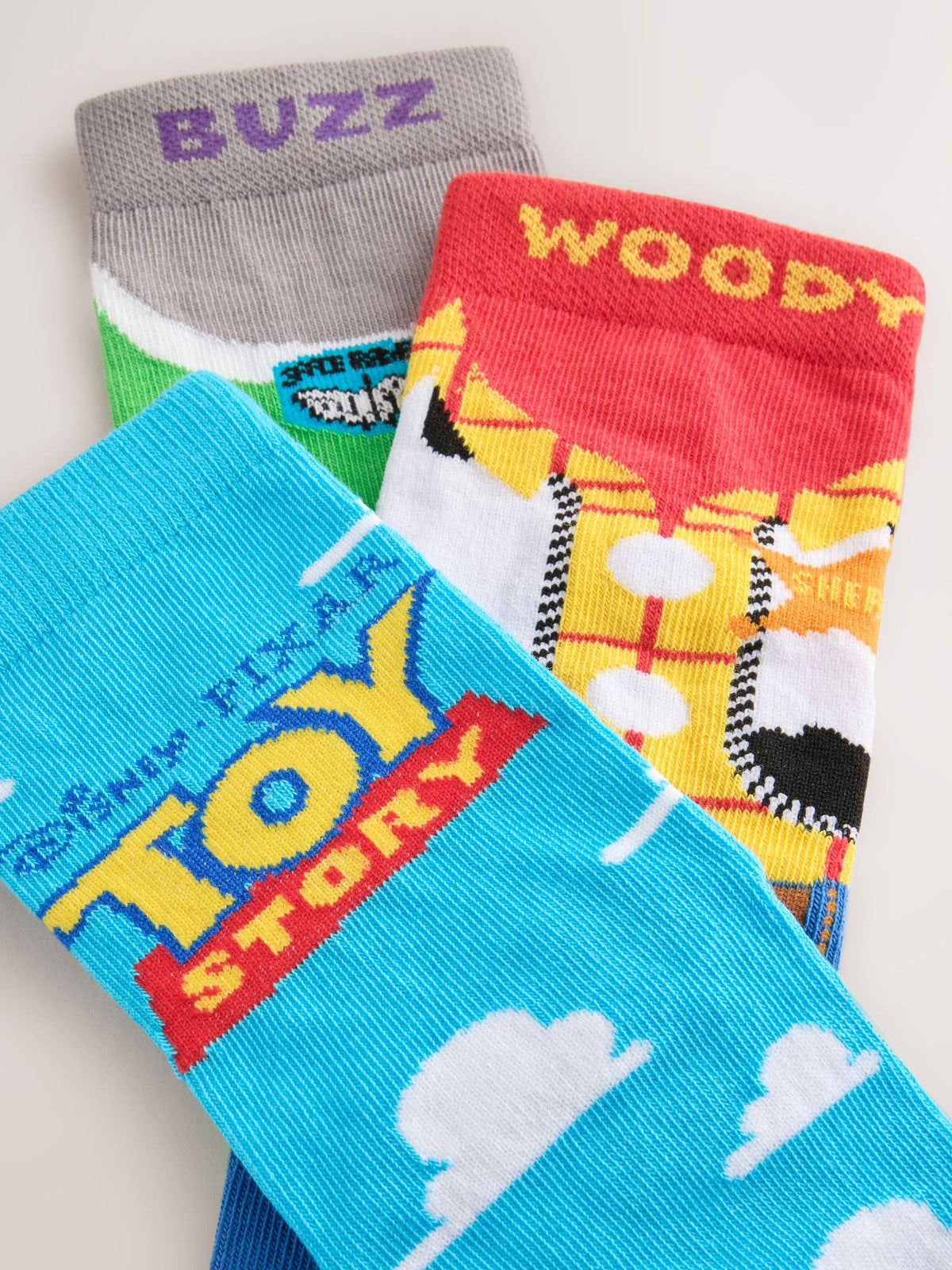 Toy Story Cotton Rich License Socks 3 Pack - image 2