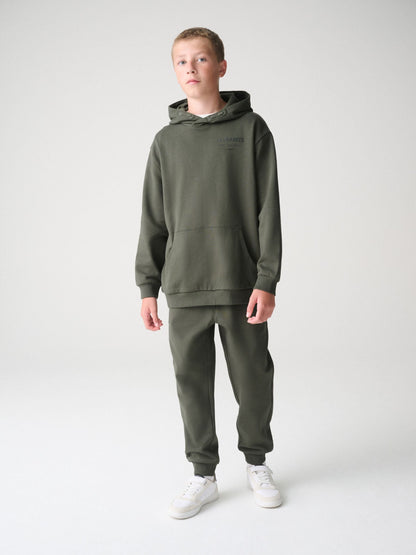 smALLSAINTS Dark Green Underground Oversized Pullover Hoodie - image 3