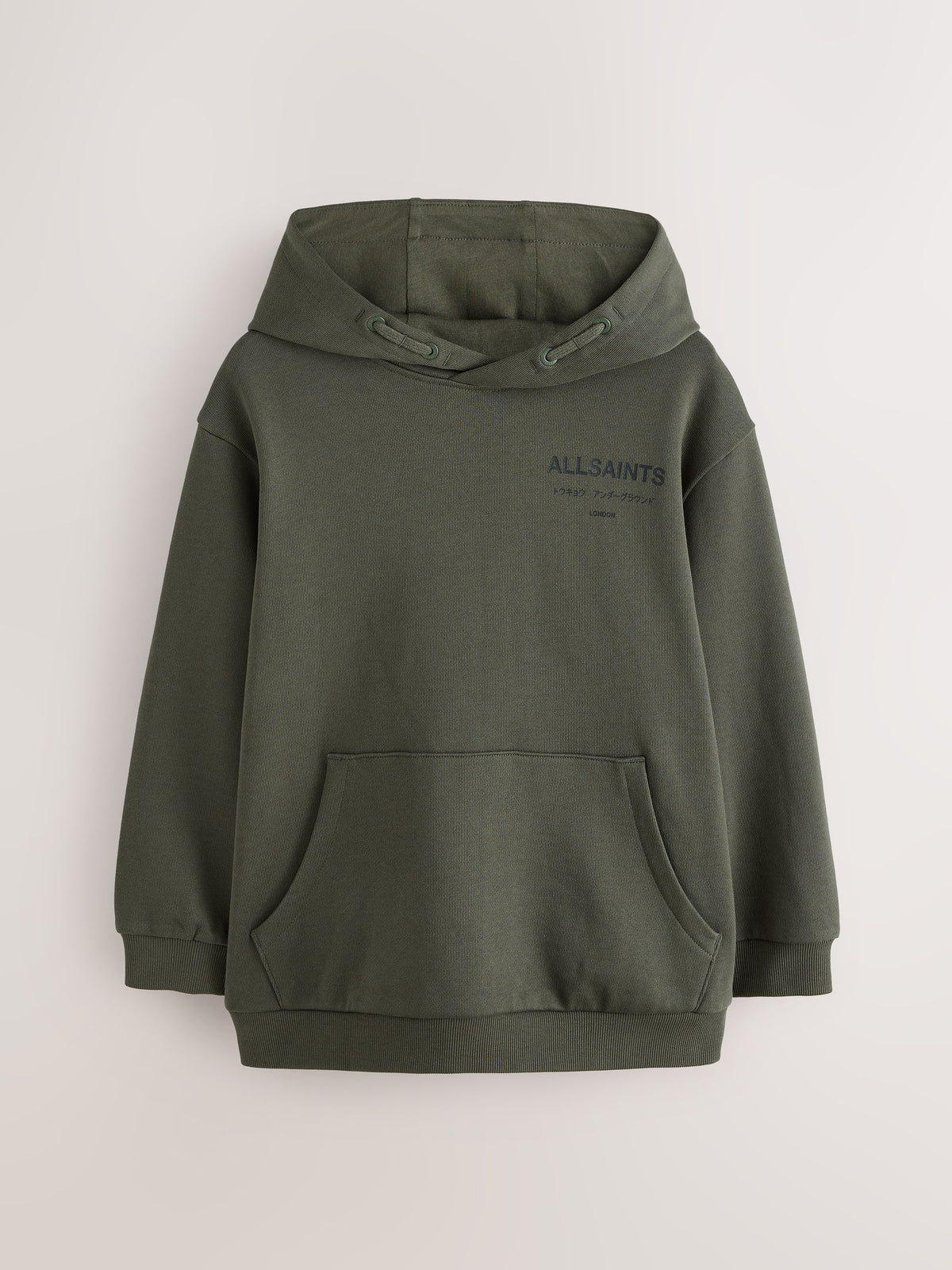 smALLSAINTS Dark Green Underground Oversized Pullover Hoodie - image 7