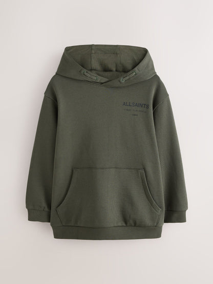 smALLSAINTS Dark Green Underground Oversized Pullover Hoodie - image 7
