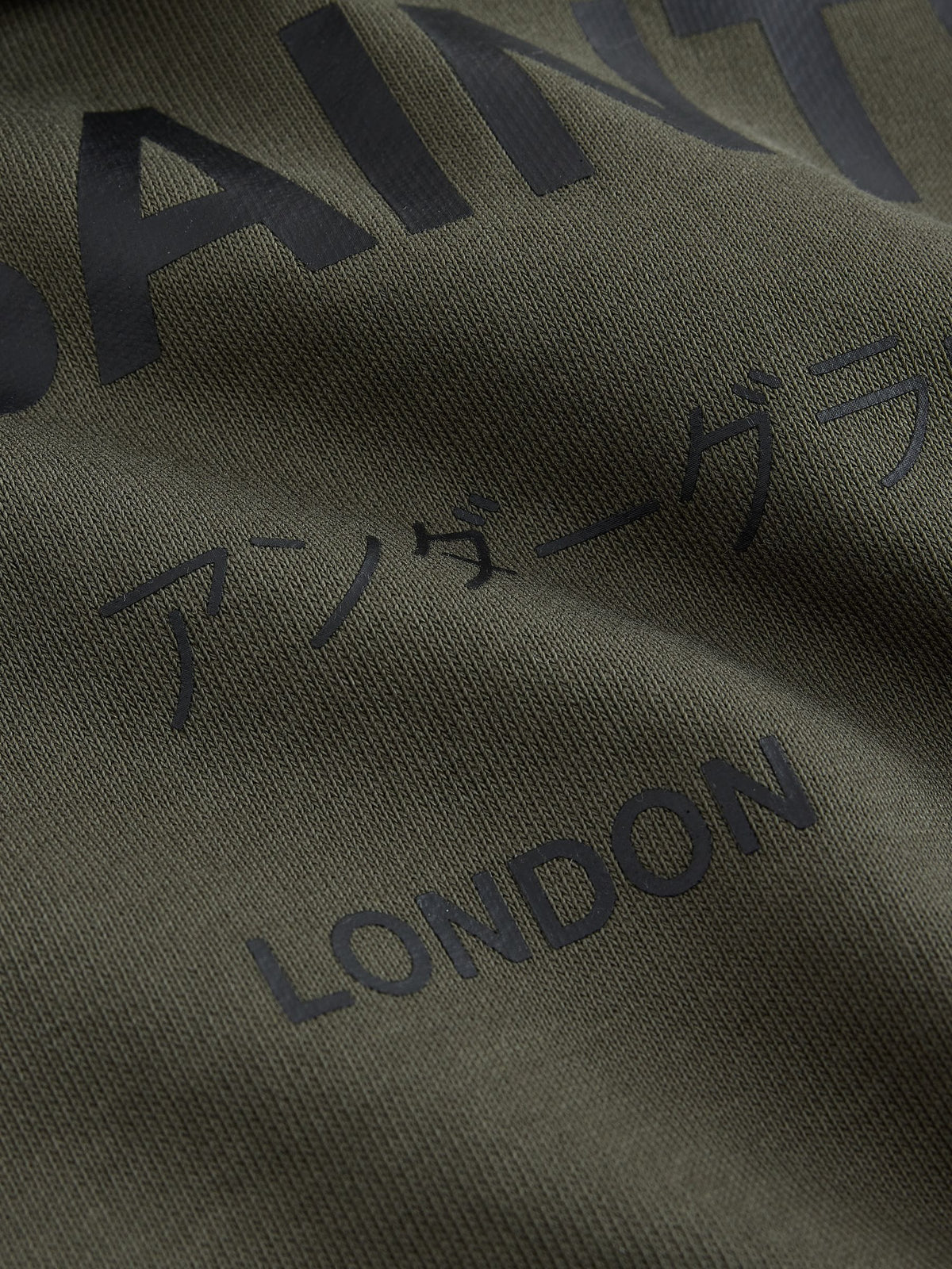 smALLSAINTS Dark Green Underground Oversized Pullover Hoodie - image 9