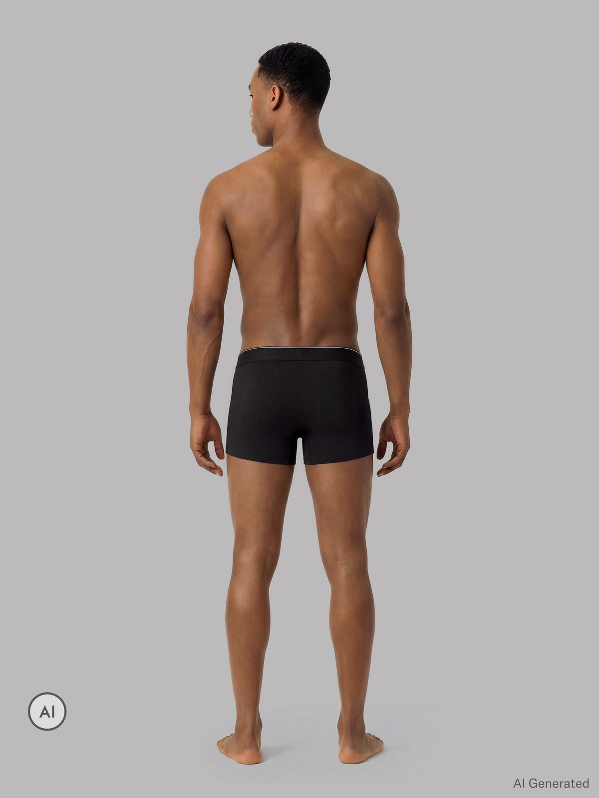 Dsiney Kidz - Calvin Klein Black/White Graphic Monogram Cotton Stretch Trunks 3 Pack image 3