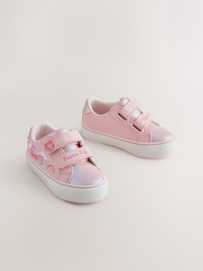 Dsiney Kidz - Pink Standard Fit (F) Peppa Pig Chunky Trainers with Touch Fastening image 1
