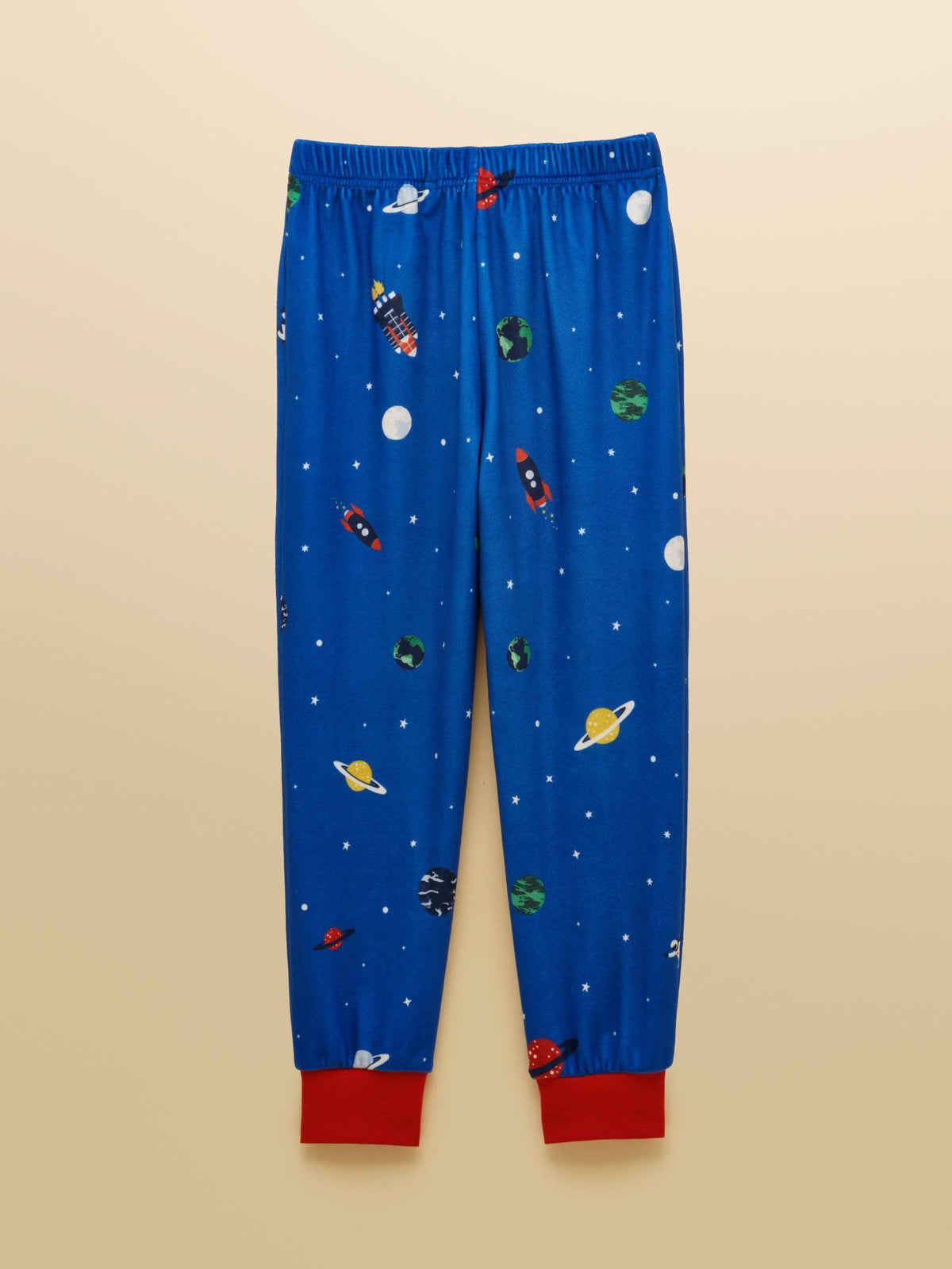 Joules Boys' Blue Space Long Sleeve Fleece Pyjamas - image 5