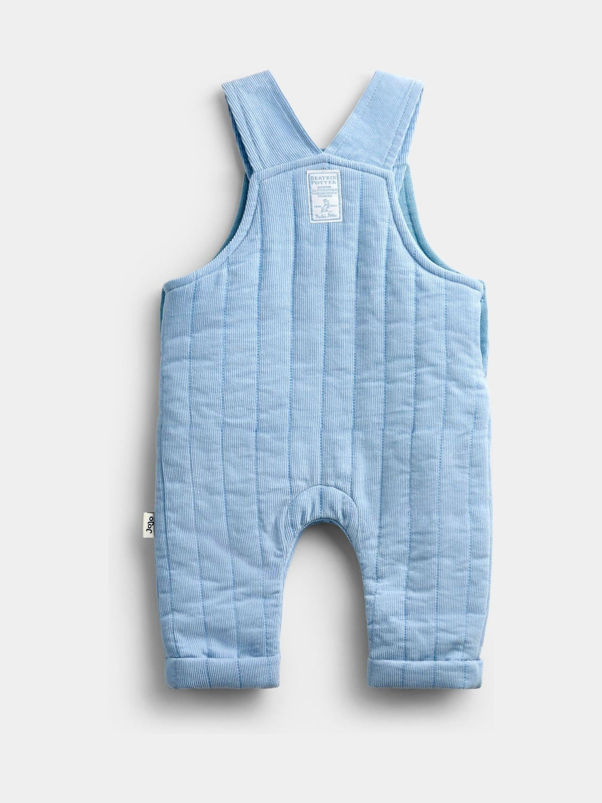 JoJo Maman Bébé Light Blue Peter Rabbit Quilted Dungaree & Bodysuit Set - image 7