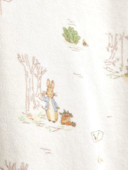 JoJo Maman Bébé Light Blue Peter Rabbit Quilted Dungaree & Bodysuit Set - image 8