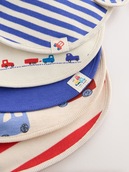 Red/Blue Transport Baby Bibs 5 Pack - image 7