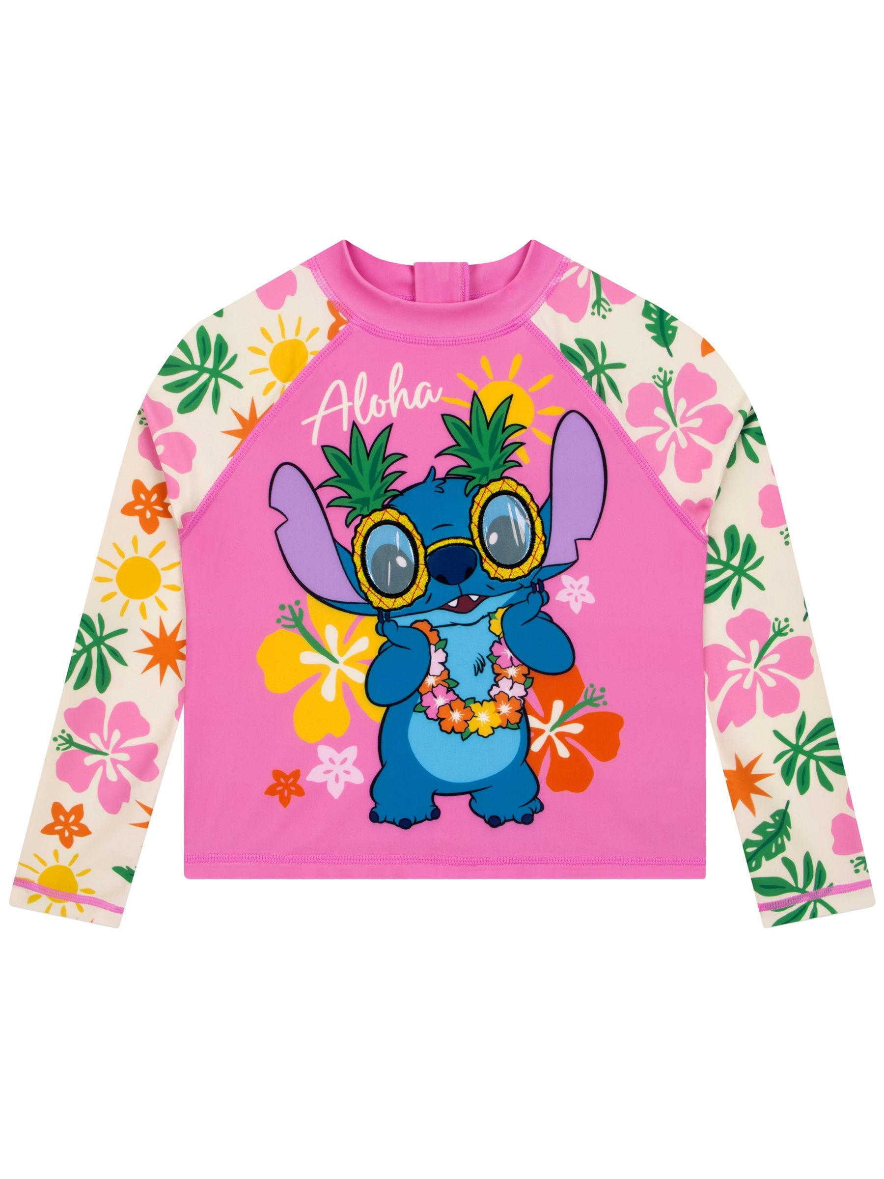 Character Pink Lilo & Stitch Two Piece Swimsuit Set image 2