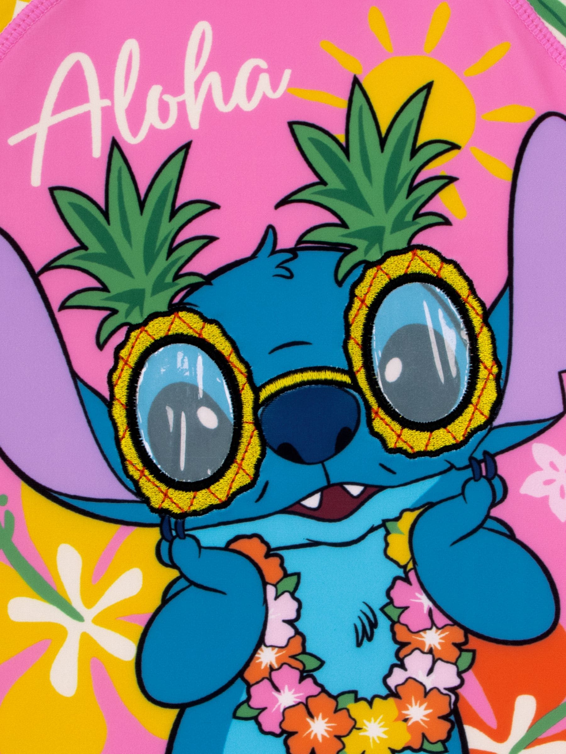 Character Pink Lilo & Stitch Two Piece Swimsuit Set image 3