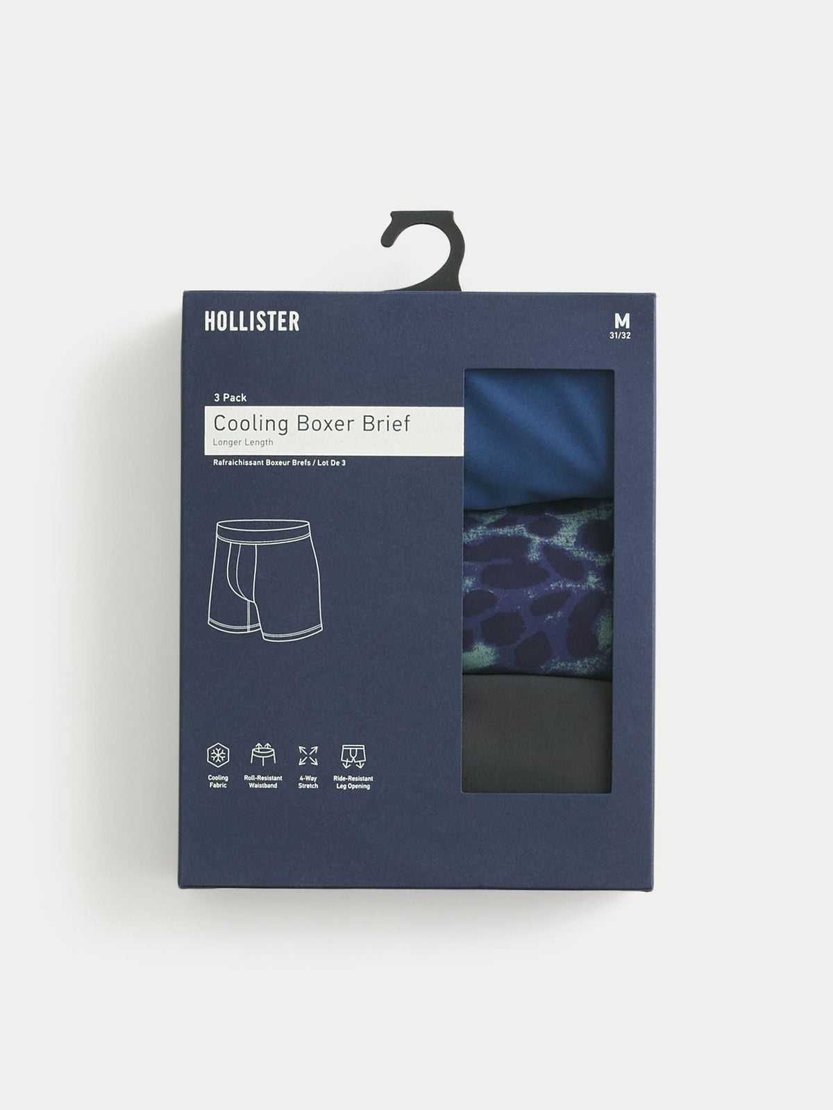 Dsiney Kidz - Hollister Blue Boxers 3 Pack image 2