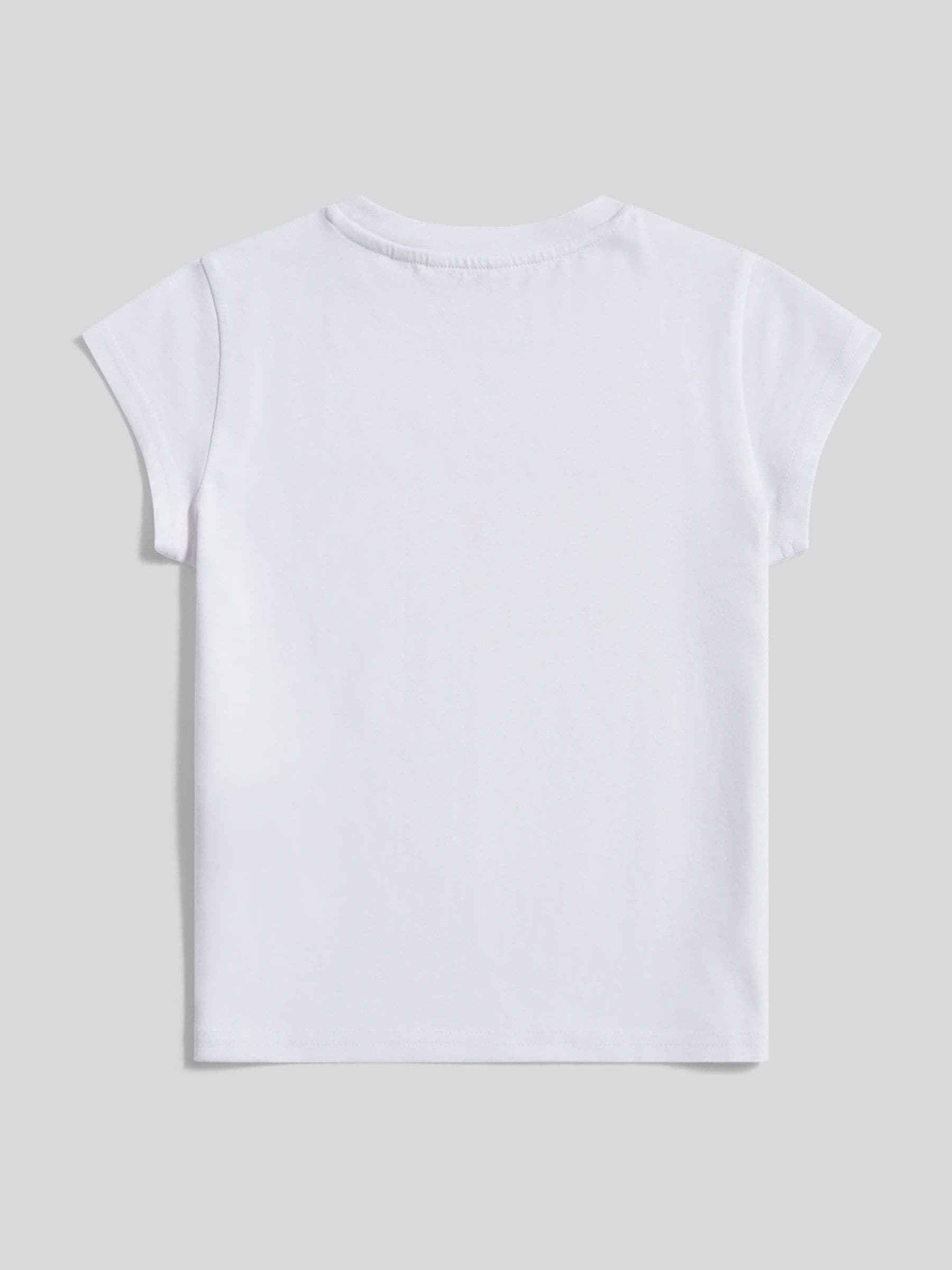 Dsiney Kidz - U.S. Polo Assn. White Script Logo Cap Sleeve T-Shirt image 6