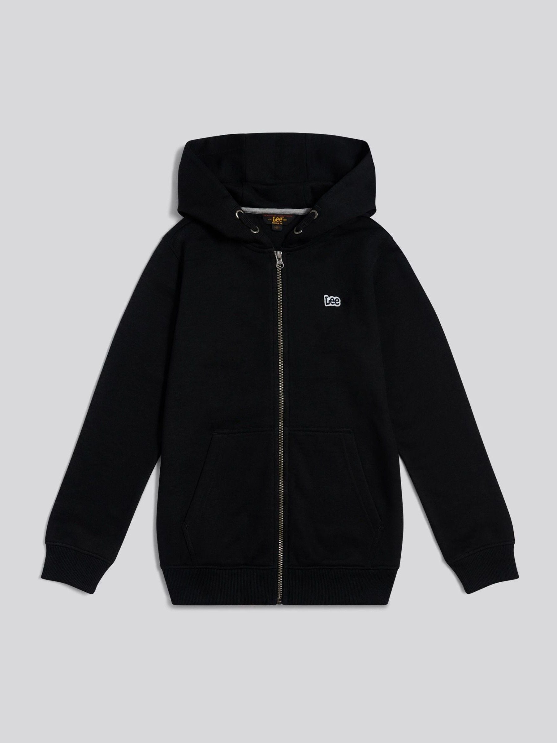 Dsiney Kidz - Lee Black Boys Badge Zip Through Hoodie image 6