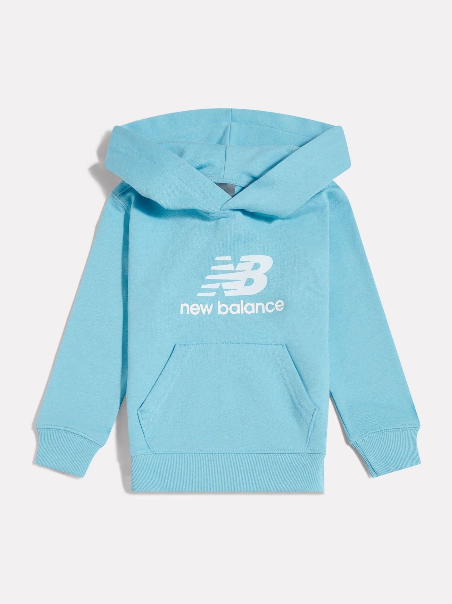 Dsiney Kidz - New Balance Coral Blue Stacked Logo French Terry Hoodie image 1