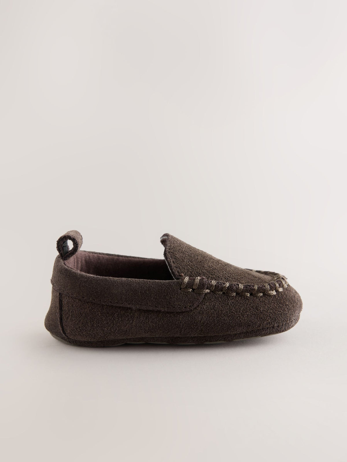 Dsiney Kidz - Chocolate Brown Suede Shoes (0-2mths) image 2